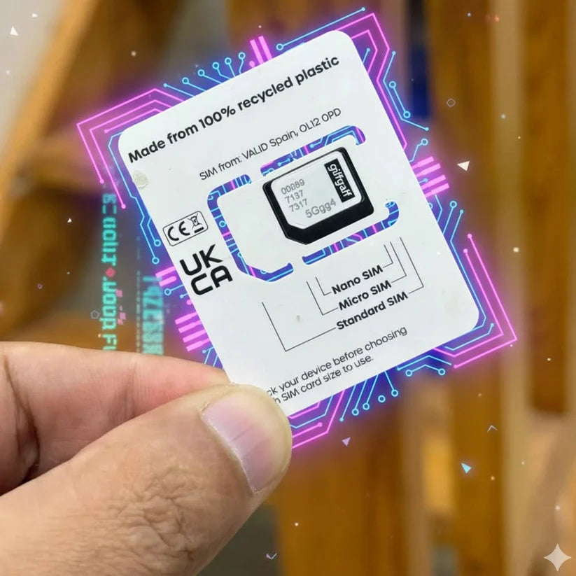 GiffGaff UK Sim Card in Pakistan for Tiktok Live | Tiktok Live Sim Card